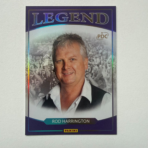 Panini 2026 PDC World Championship Darts Rod Harrington Legend Purple Card /180