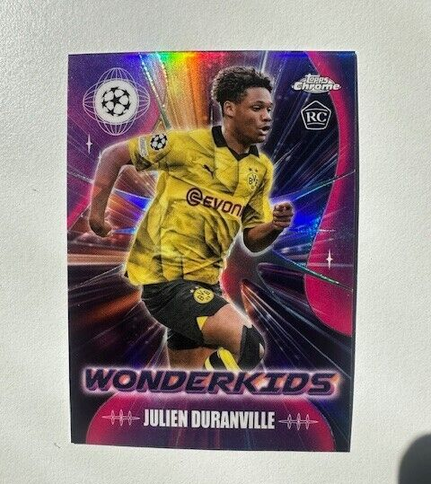 Topps Chrome Hobby UEFA Club Competitions 23/24 Julien Duranville Wonderkids