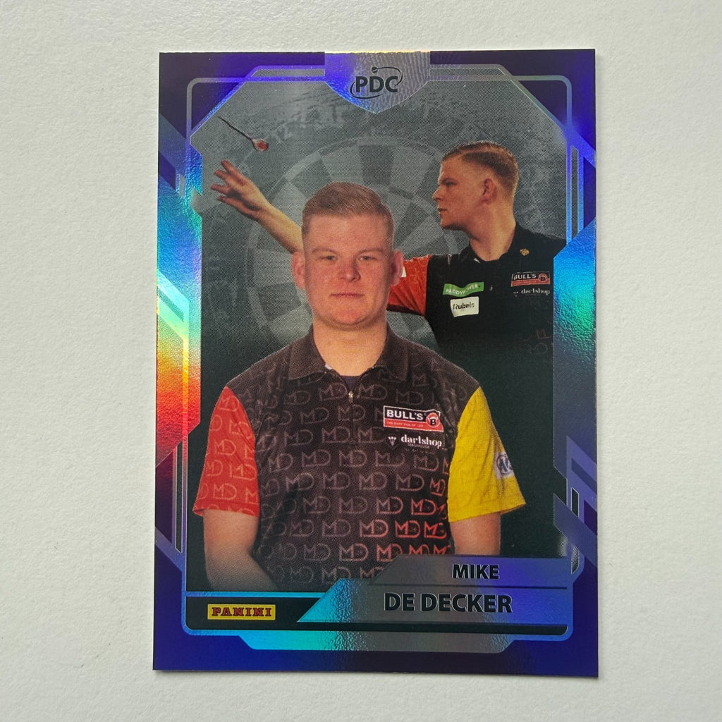 Panini 2026 PDC World Championship Darts Mike De Decker Base Parallel Card /180