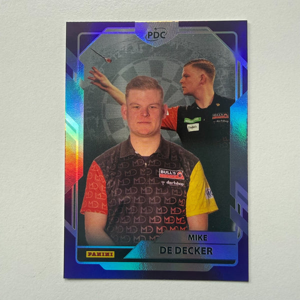 Panini 2026 PDC World Championship Darts Mike De Decker Base Parallel Card /180