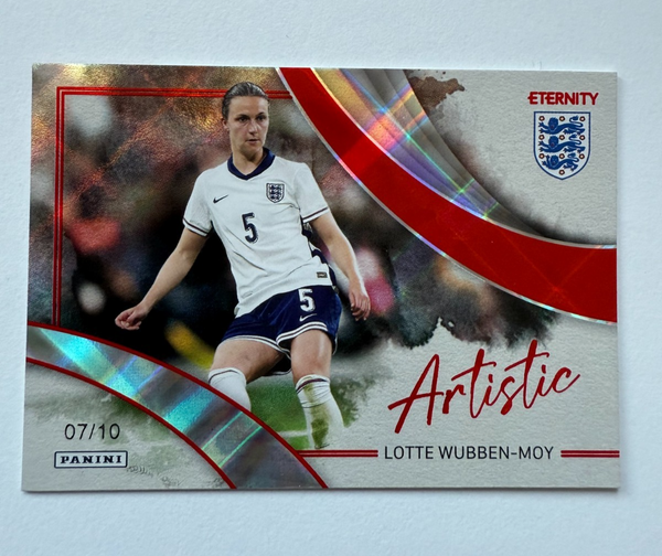 Panini Eternity 2025 Lotte Wubben-Moy Artistic Red /10 England Lionesses Card