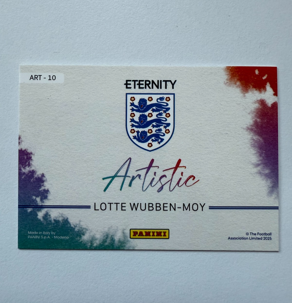 Panini Eternity 2025 Lotte Wubben-Moy Artistic Red /10 England Lionesses Card