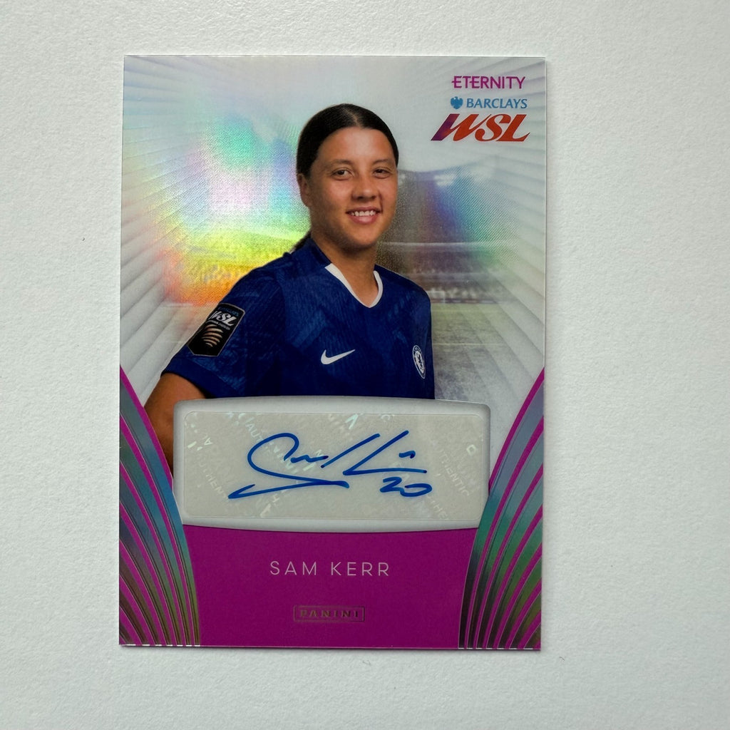 Panini Eternity WSL 25/26 Sam Kerr Auto /20 Chelsea Pink Women's Football Card