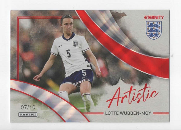 Panini Eternity 2025 Lotte Wubben-Moy Artistic Red /10 England Lionesses Card