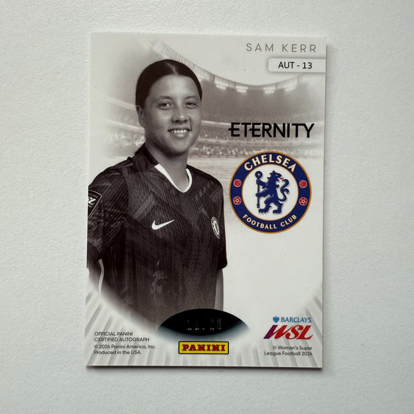 Panini Eternity WSL 25/26 Sam Kerr Auto /20 Chelsea Pink Women's Football Card