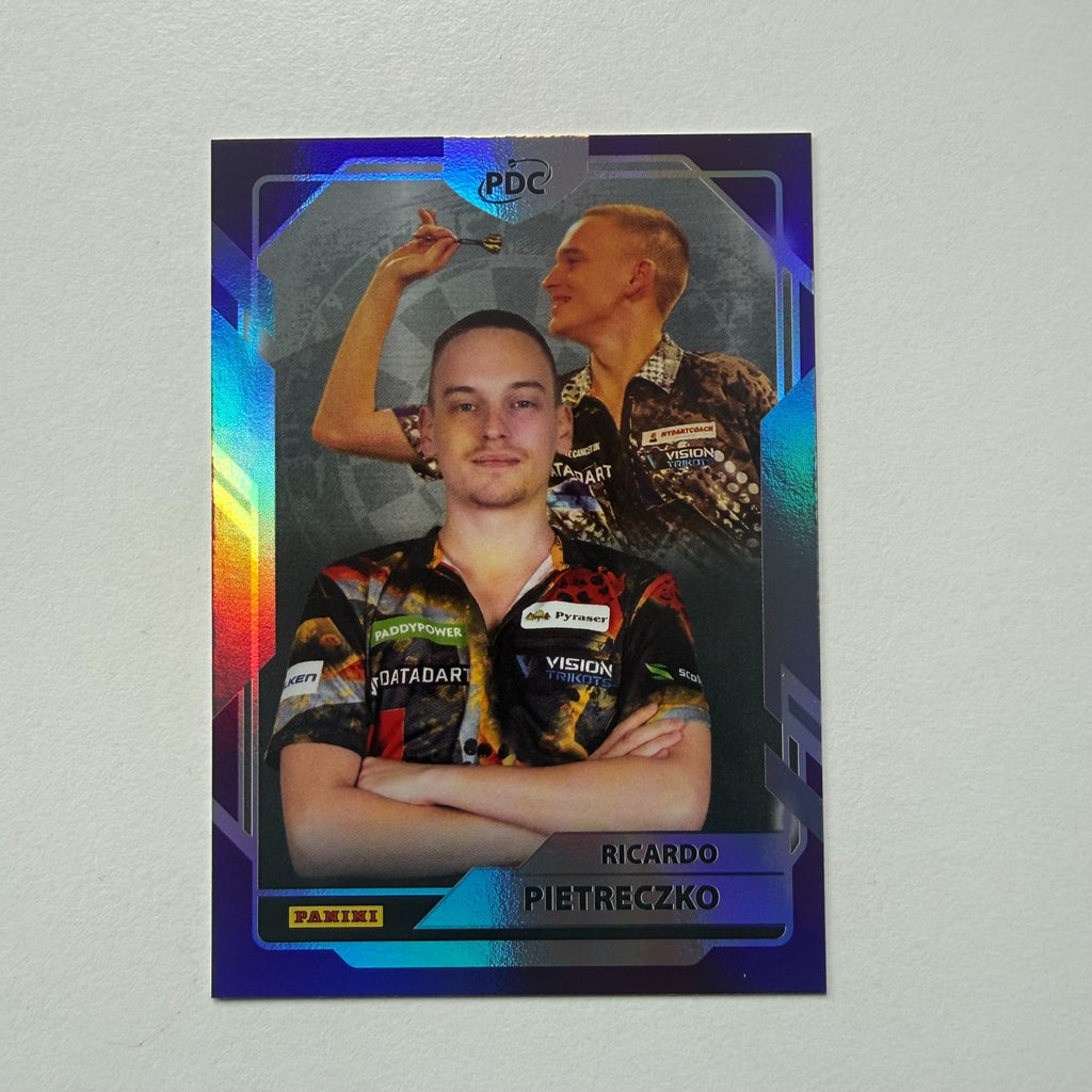 Panini 2026 PDC World Championship Darts Ricardo Pietreczko Parallel Card /180