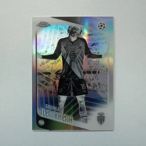 Topps Chrome UEFA Champions League George Ilenikhena Future Stars Negative