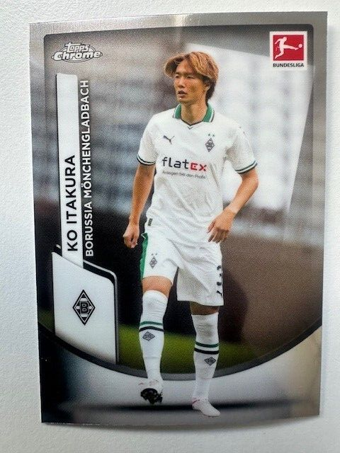 Topps Chrome Bundesliga 2023/24 Ko Itakura Borussia Monchengladbach Card #78
