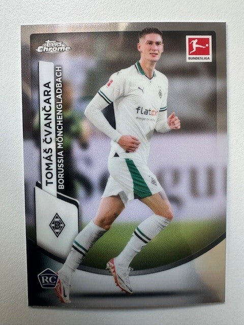 Topps Chrome Bundesliga 2023/24 Tomas Cvancara Borussia Monchengladbach Card #30