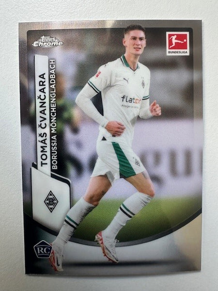 Topps Chrome Bundesliga 2023/24 Tomas Cvancara Borussia Monchengladbach Card #30