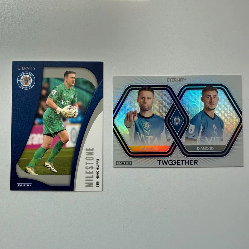 Panini Eternity 2025 Stockport County Milestone & Together Insert Bundle