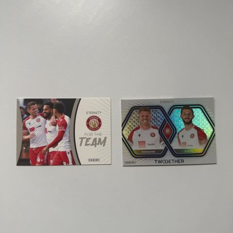Panini Eternity EFL 2026 Stevenage FC Insert Card Bundle x2 – For The Team