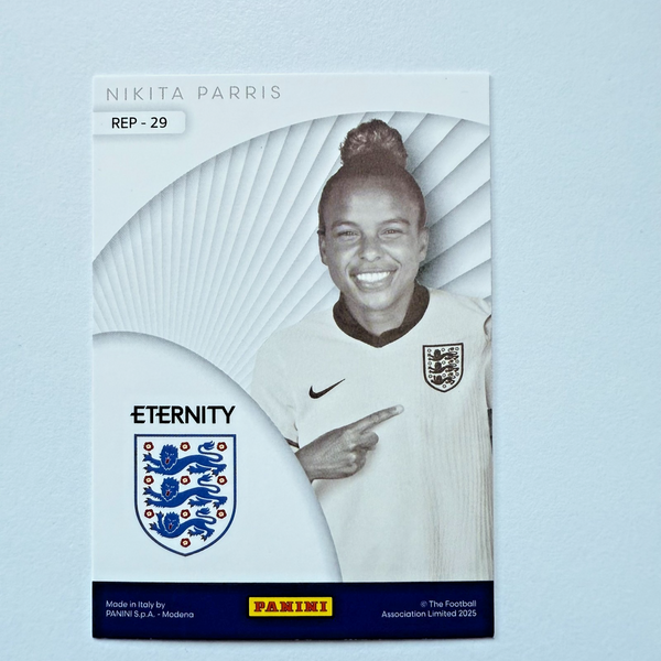 Panini Eternity 2025 Nikita Parris Represent Magenta /25 Lionesses England Card
