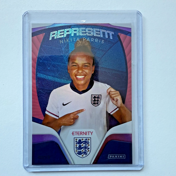 Panini Eternity 2025 Nikita Parris Represent Magenta /25 Lionesses England Card