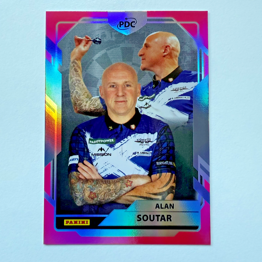 Panini 2026 PDC Alan Soutar Base Parallel /80 Darts World Championship Card