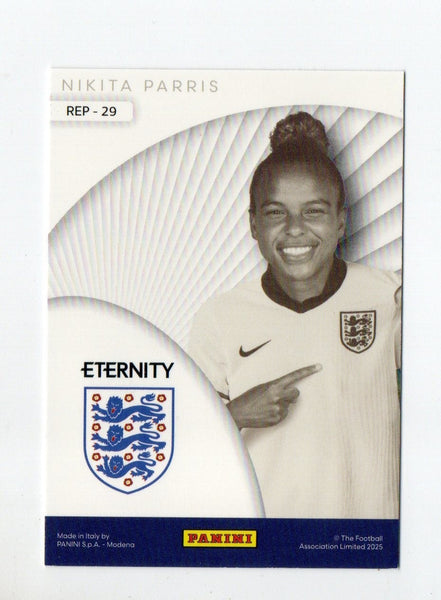 Panini Eternity 2025 Nikita Parris Represent Magenta /25 Lionesses England Card