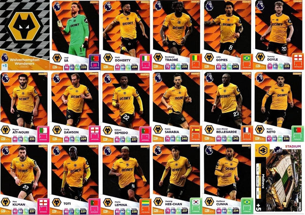 Panini Premier League Adrenalyn XL 2025 24 25 Wolverhampton United Base Team