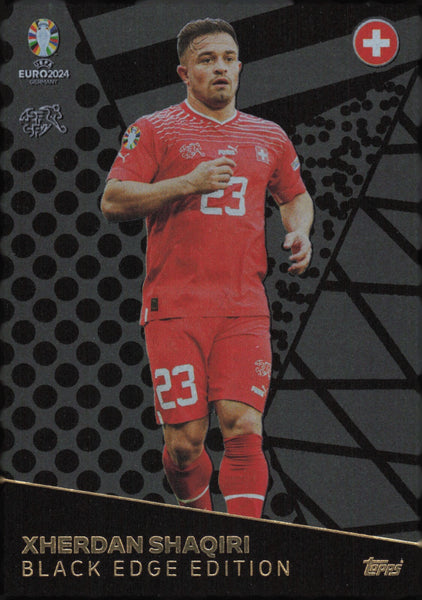 Match Attax UEFA Euro 2024 Xherdan Shaqiri Switzerland Black Edge Trading Card