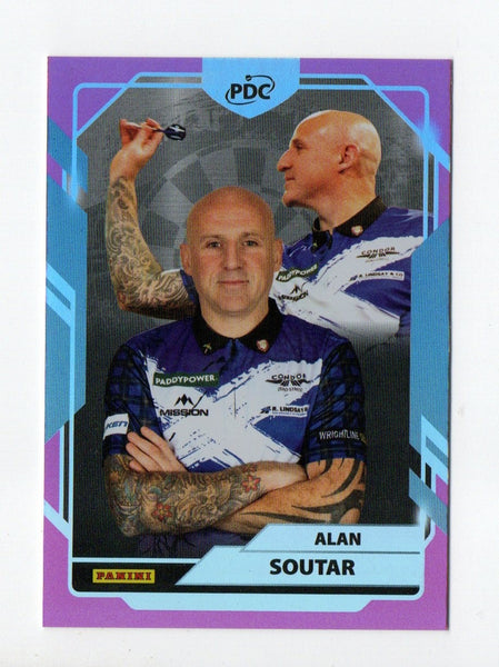 Panini 2026 PDC Alan Soutar Base Parallel /80 Darts World Championship Card
