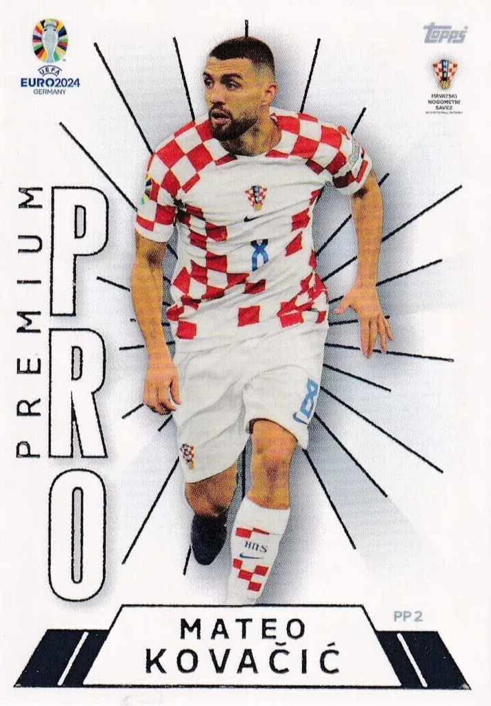Match Attax Euro 2024 Mateo Kovacic Croatia Premium Pro Limited Edition Card