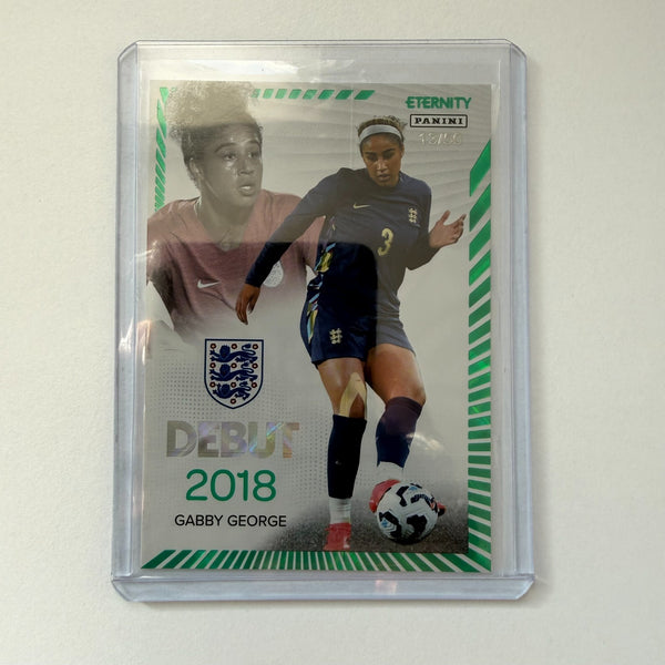 Panini Eternity Lionesses 2025 Gabby George England Debut Green Numbered /50