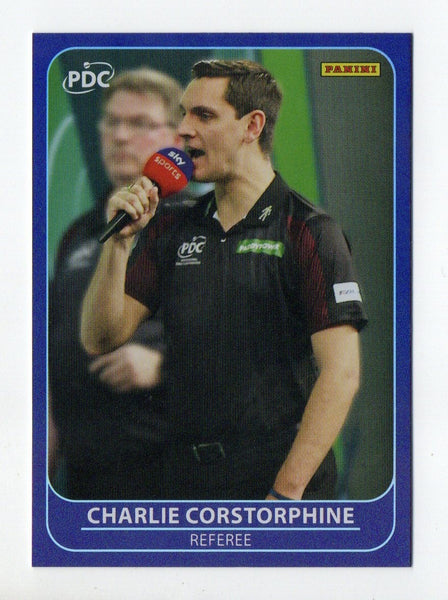 Panini 2026 PDC World Championship Darts Charlie Corstorphine Referee Card /180