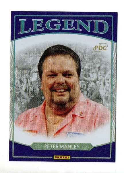 Panini 2026 PDC World Championship Darts Peter Manley Legend Purple Card /180
