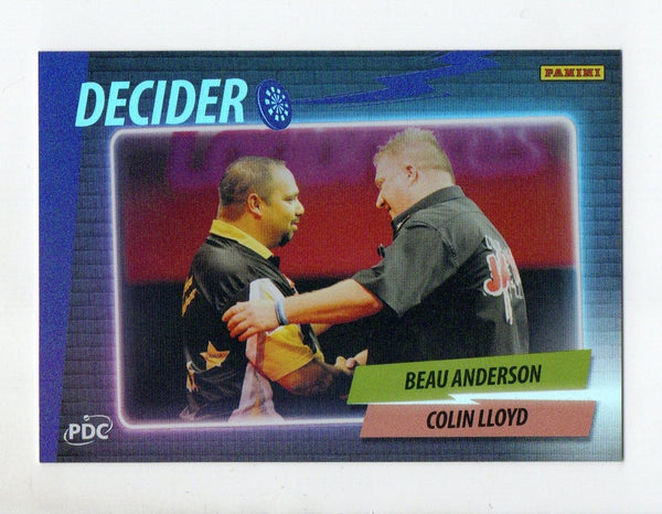 Panini 2026 PDC World Championship Darts Anderson Llyod Decider Card /180