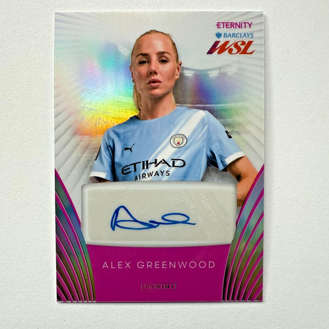 Panini Eternity WSL 25/26 Alex Greenwood Auto /20 Manchester City Magenta Card