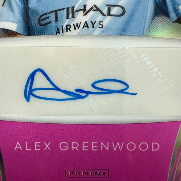 Panini Eternity WSL 25/26 Alex Greenwood Auto /20 Manchester City Magenta Card