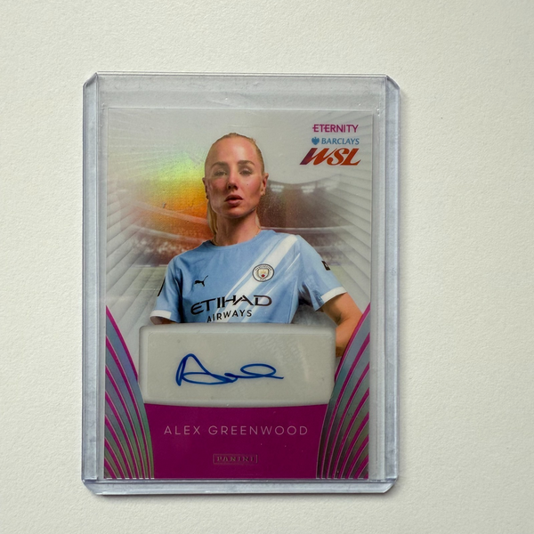 Panini Eternity WSL 25/26 Alex Greenwood Auto /20 Manchester City Magenta Card