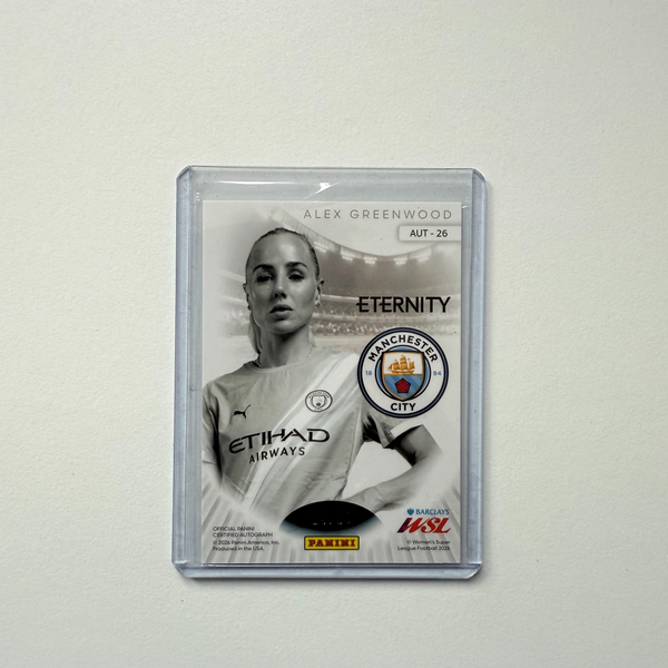 Panini Eternity WSL 25/26 Alex Greenwood Auto /20 Manchester City Magenta Card