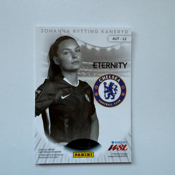 Panini Eternity WSL 25/26 Johanna Rytting Kaneryd Auto /20 Chelsea Pink Card