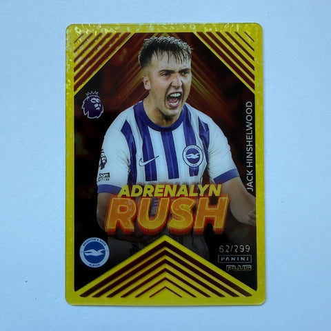 Panini Adrenalyn XL Plus 2025 Jack Hinshelwood Rush Parallel /299 Brighton