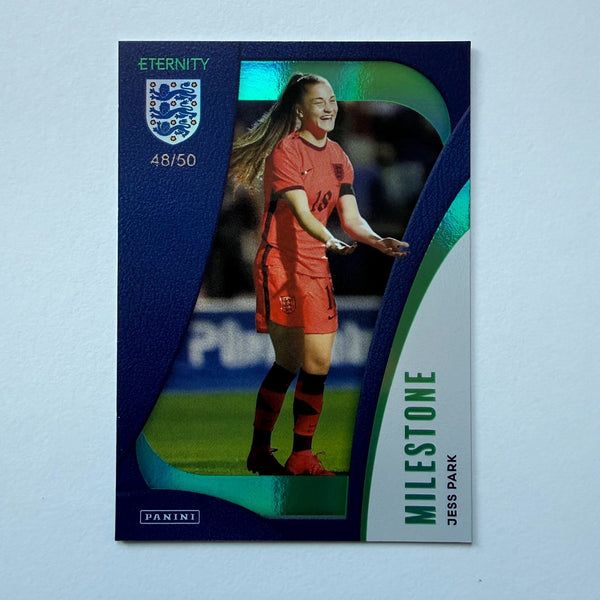 Panini Eternity Lionesses 2025 Jess Park England Milestone Green Numbered /50