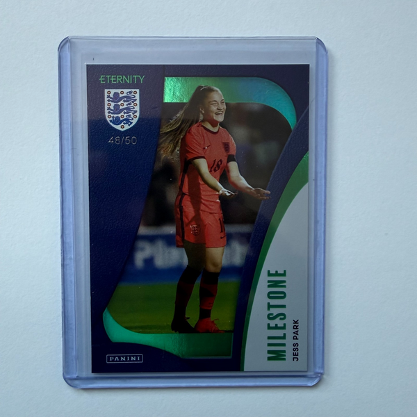Panini Eternity Lionesses 2025 Jess Park England Milestone Green Numbered /50