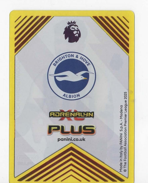 Panini Adrenalyn XL Plus 2025 Jack Hinshelwood Rush Parallel /299 Brighton