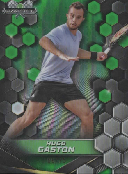 Topps 2024 Graphite Tennis Hugo Gaston Green Parallel Refractor Chrome 6/75