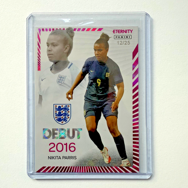 Panini Eternity 2025 Nikita Parris Debut Magenta /25 Lionesses England Card