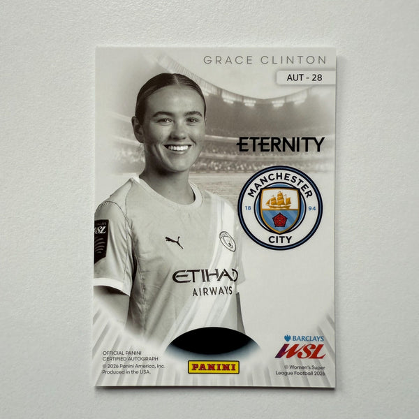 Panini Eternity WSL 25/26 Grace Clinton Auto Manchester City Autograph Card