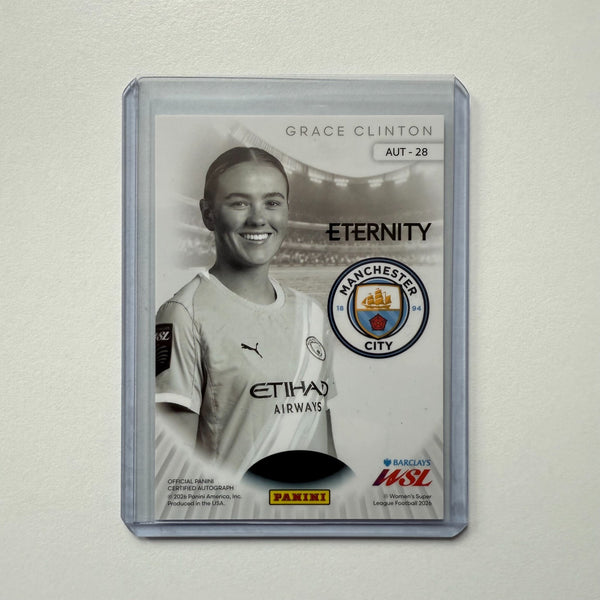 Panini Eternity WSL 25/26 Grace Clinton Auto Manchester City Autograph Card