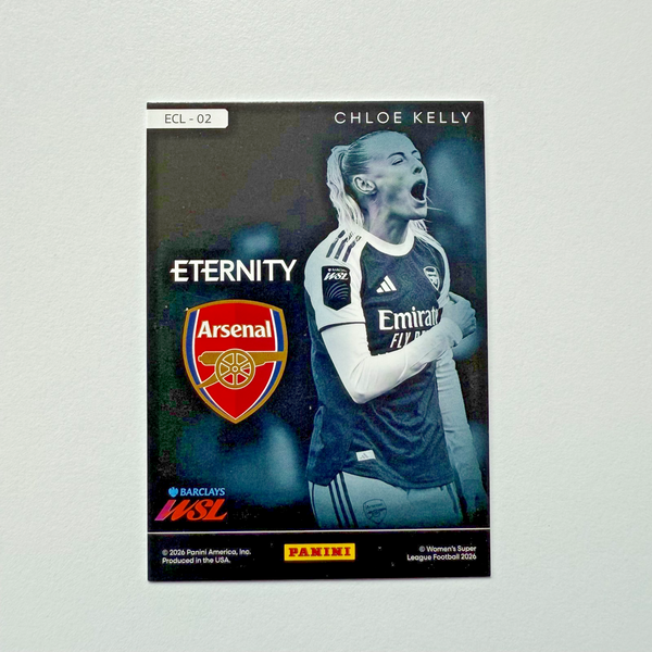 Panini Eternity WSL 25/26 Chloe Kelly Eclipse Red /10 Arsenal Football Card