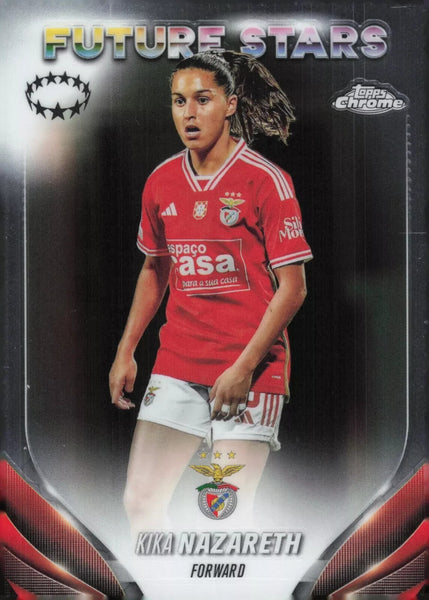 Topps Womens Chrome 2023-2024 Kika Nazareth Benfica Future Star Card #96