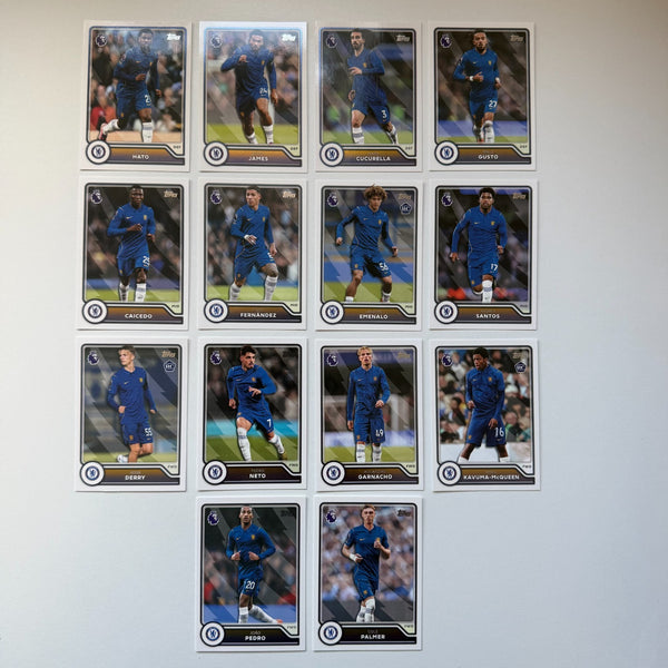 Topps Flagship Premier League 2026/27 Chelsea Complete Team Set #91-104