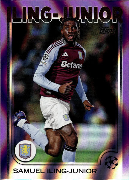 Topps UCC Flagship 2024/25 Iling-Junior Purple Flowfractor Parallel Card #146