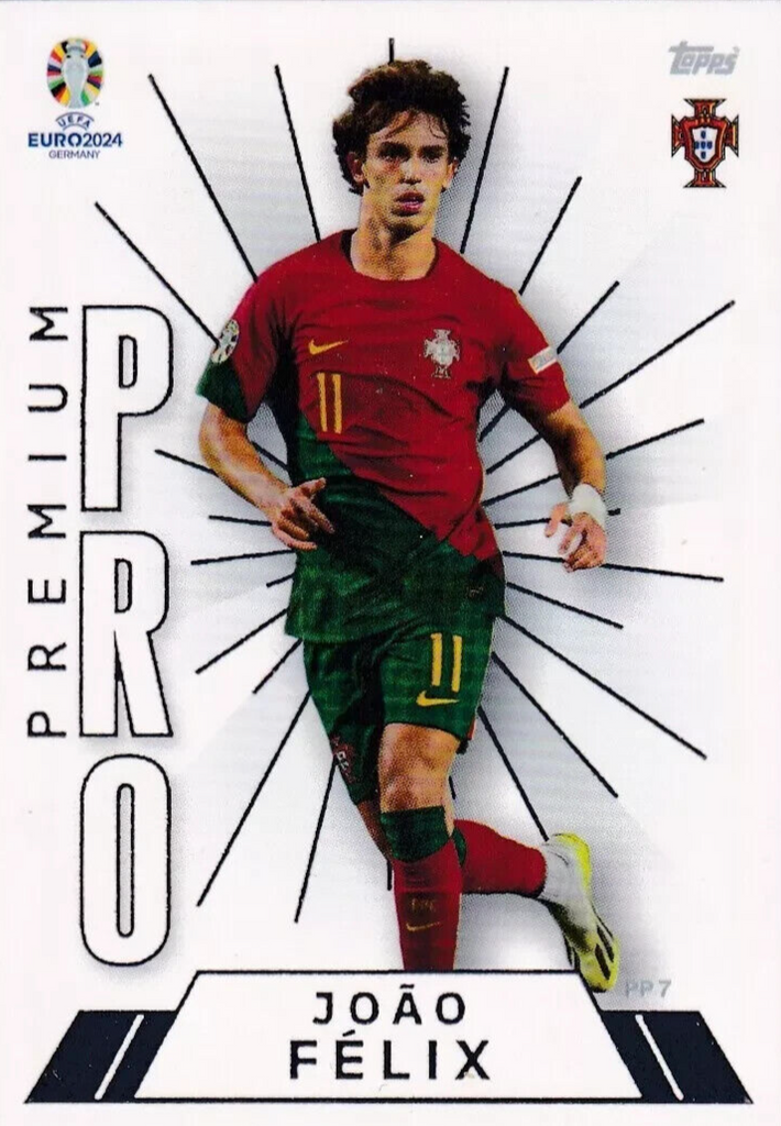 Match Attax Euro 2024 Joao Felix Portugal Premium Pro Limited Edition Card