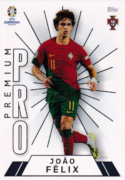 Match Attax Euro 2024 Joao Felix Portugal Premium Pro Limited Edition Card