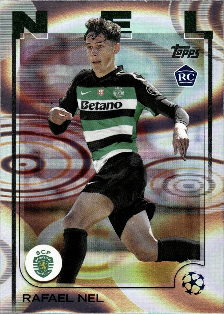 Topps UCC Flagship 2024/25 Rafael Nel Flowfractor Parallel Card #132