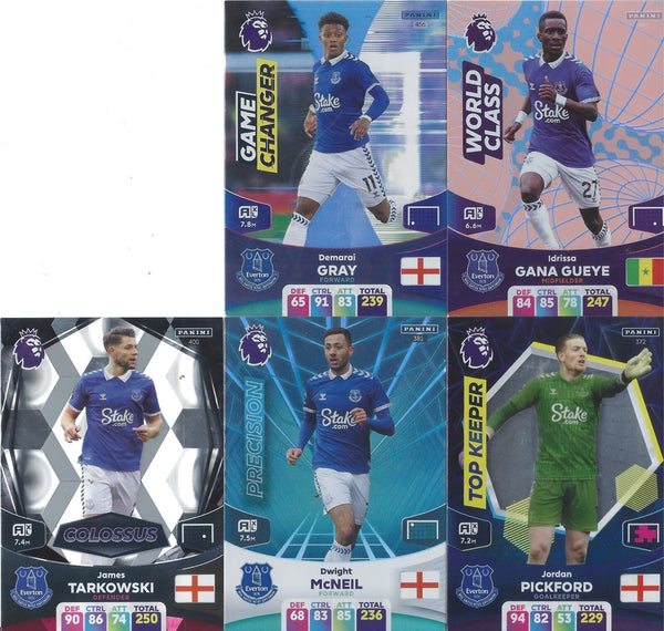 Panini Premier League Adrenalyn 2024 23 24 Everton Base Team Trading Cards