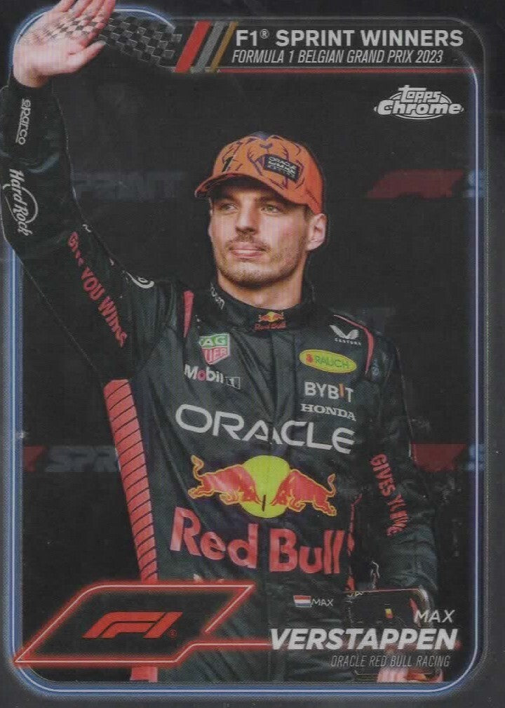 Topps Chrome Formula 1 2024 Max Verstappen Sprint Winners Belgian Grand Prix